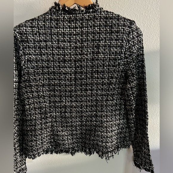Philosophy Monochrome Tweed Jacket Size Small - Picture 2 of 5